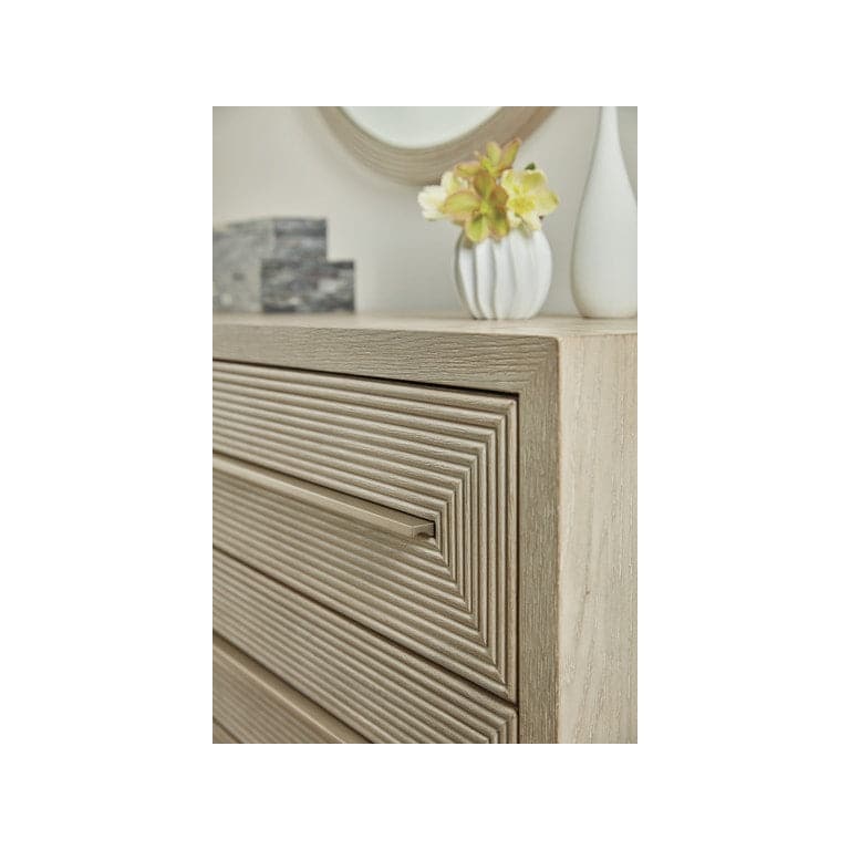 Cascade Six-Drawer Dresser Taupe Finish