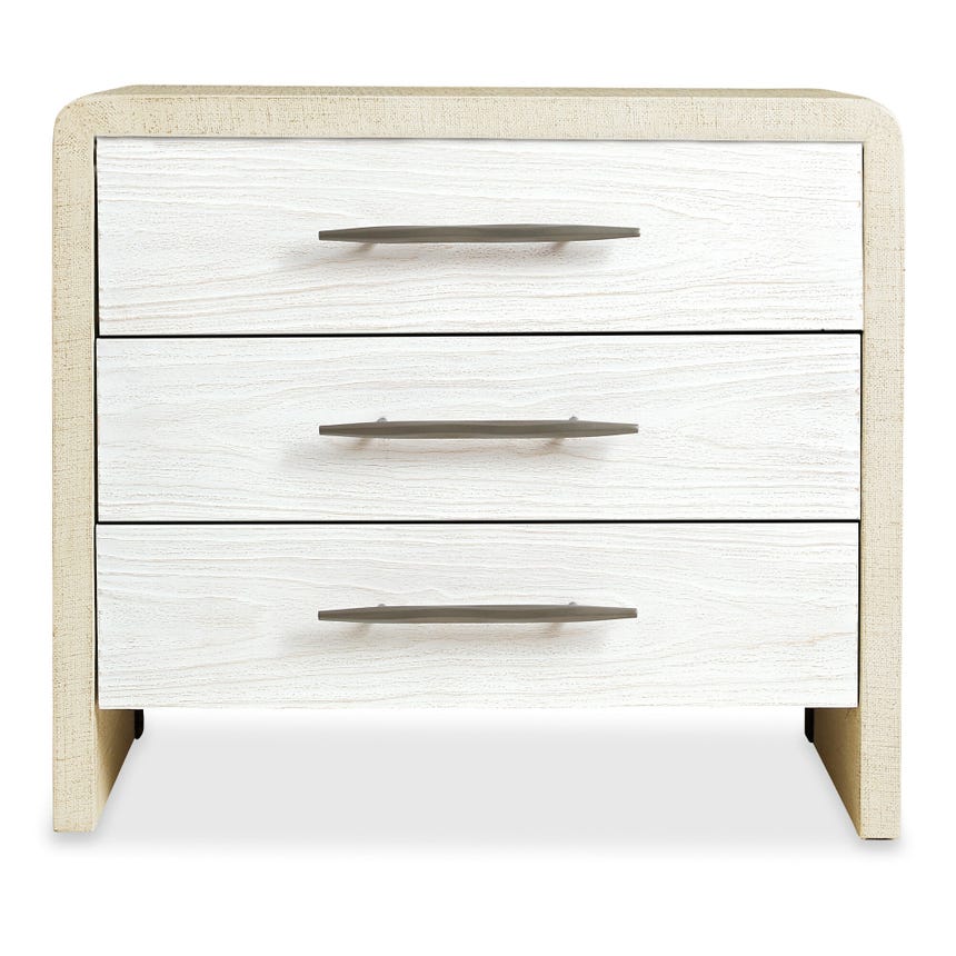 Cascade Three-Drawer Nightstand