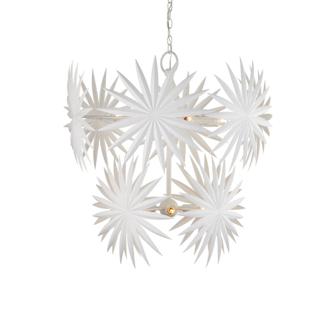 Bismarkia Medium White Chandelier