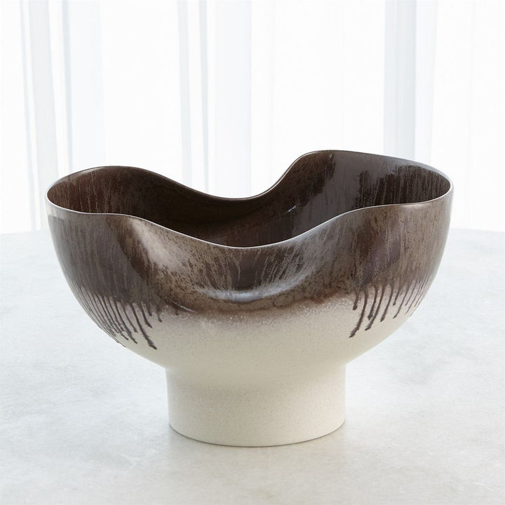 Dented Vase-Amethyst Drip-Sm