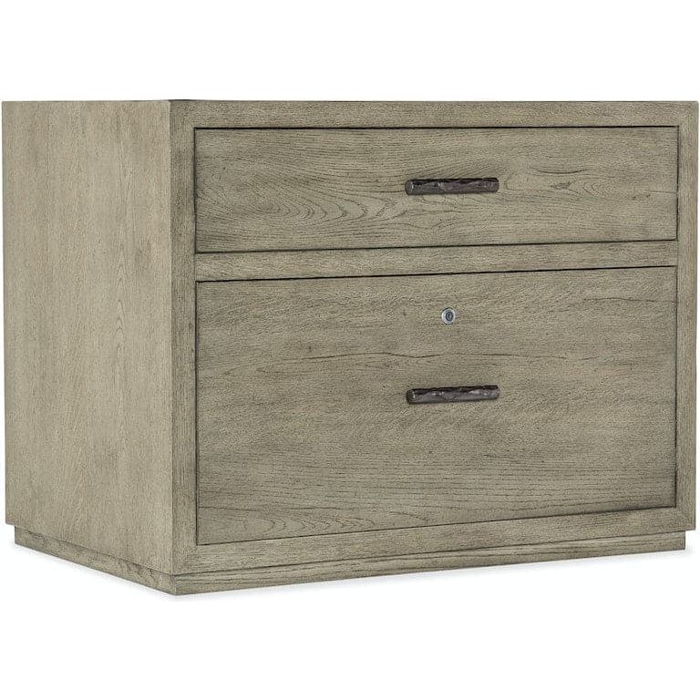 Linville Falls Desk - 96in Top-Large File and 1 Leg-Hooker-HOOKER-6150-10945-85-Desks-4-France and Son