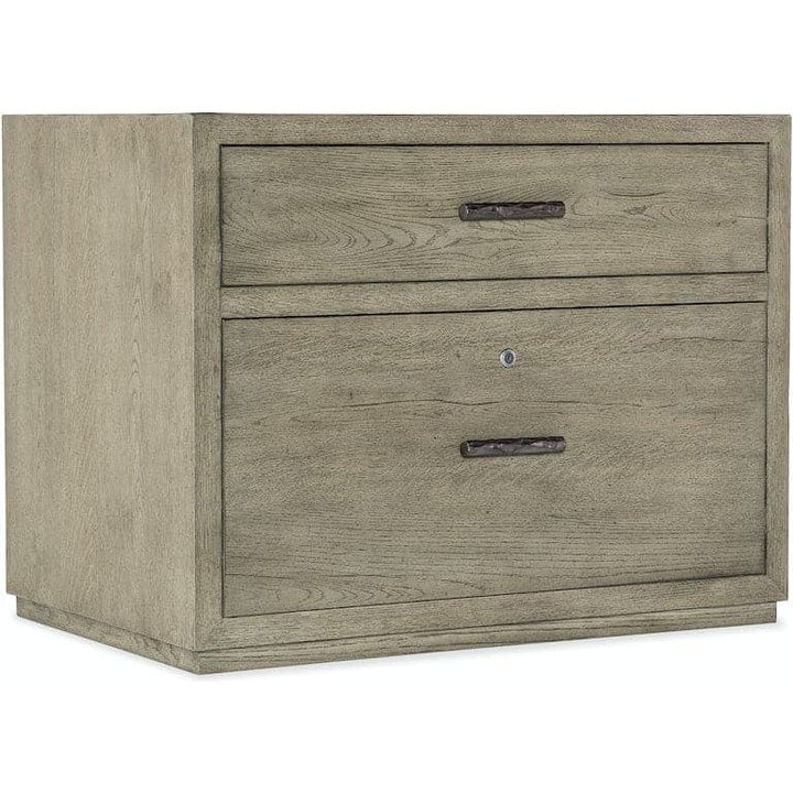 Linville Falls Desk - 96in Top-Large File and 1 Leg-Hooker-HOOKER-6150-10945-85-Desks-4-France and Son