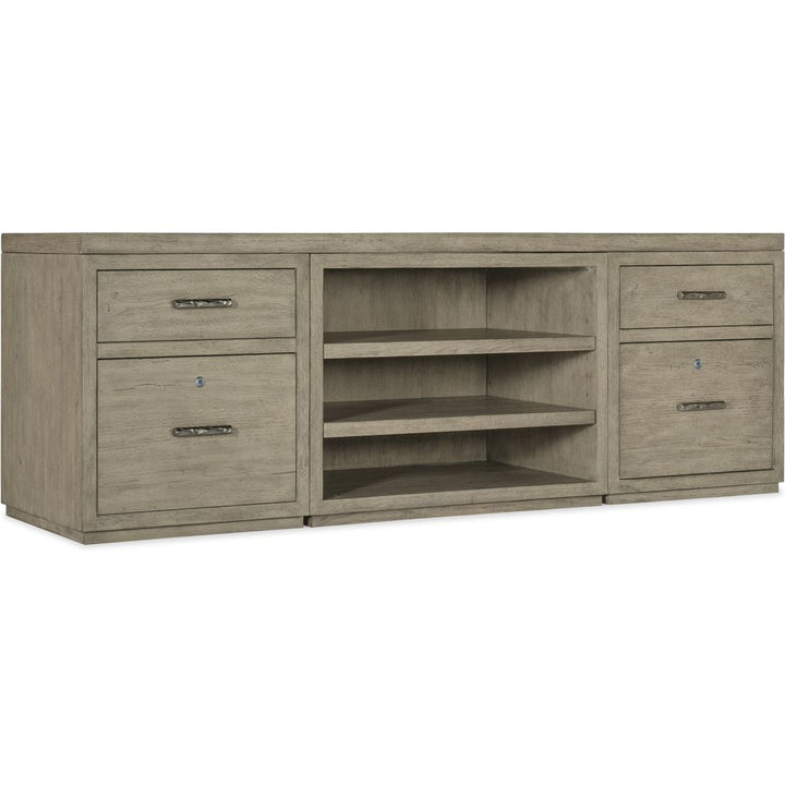 Linville Falls Credenza - 84in Top-2 Small Files and Lateral File