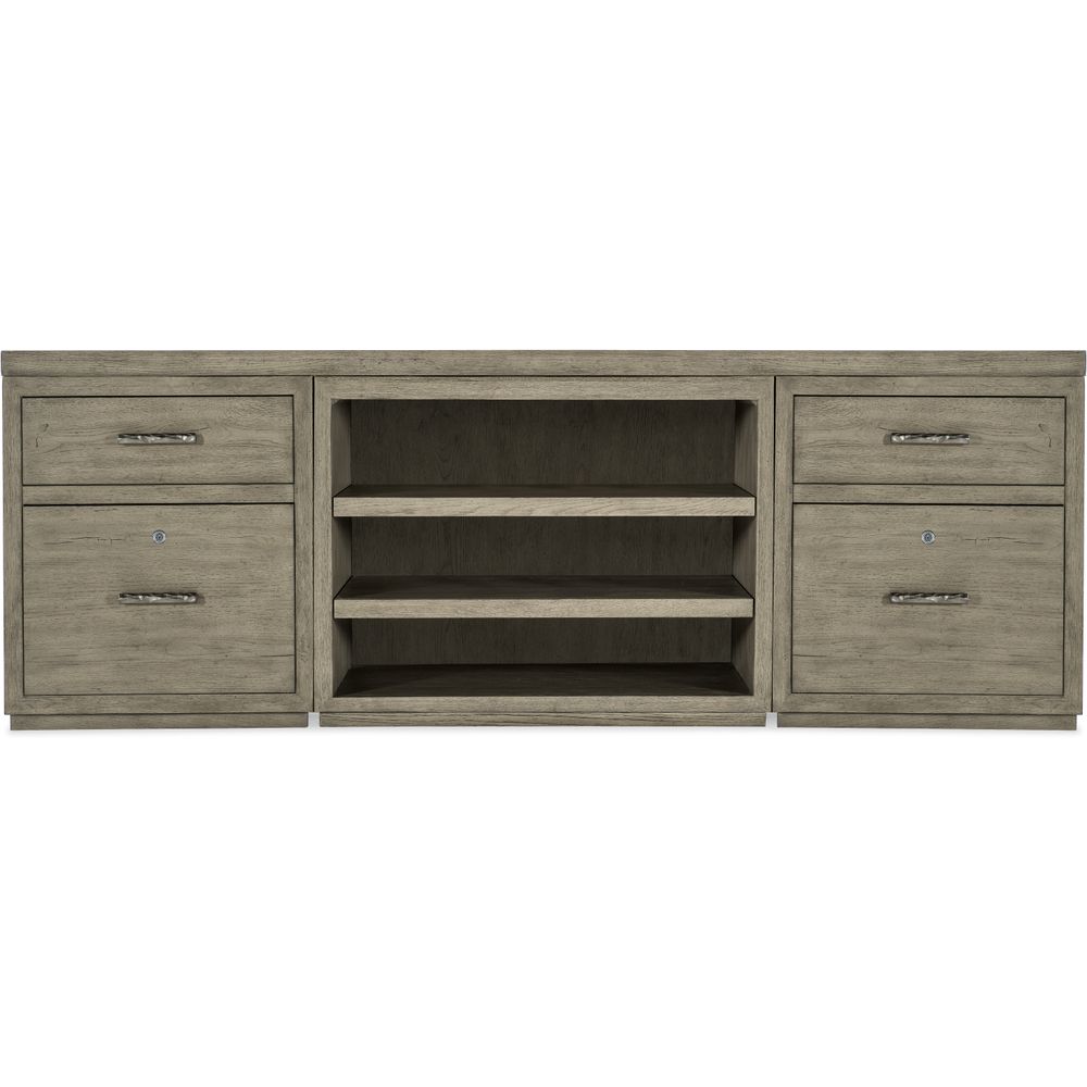 Linville Falls Credenza - 84in Top-2 Small Files and Lateral File