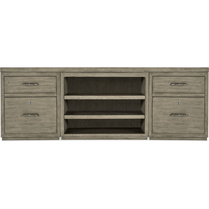 Linville Falls Credenza - 84in Top-2 Small Files and Lateral File