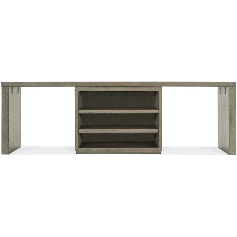 Linville Falls Desk - 96in Top - Open and 2 Legs-Hooker-HOOKER-6150-10925-85-Desks-3-France and Son