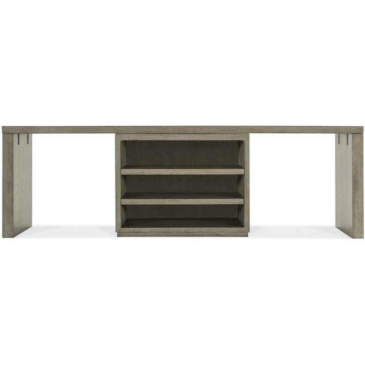 Linville Falls Desk - 96in Top - Open and 2 Legs-Hooker-HOOKER-6150-10925-85-Desks-3-France and Son