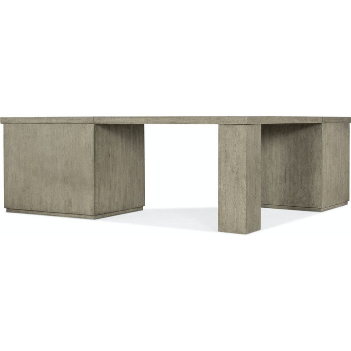 Linville Falls Corner Desk with File and Open Desk Cabinet-Hooker-HOOKER-6150-10933-85-Desks-2-France and Son