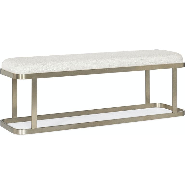 River Branch Upholstered Bench-Hooker-HOOKER-6150-90019-95-Benches-1-France and Son