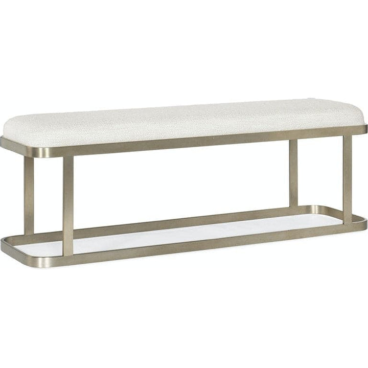 River Branch Upholstered Bench-Hooker-HOOKER-6150-90019-95-Benches-1-France and Son