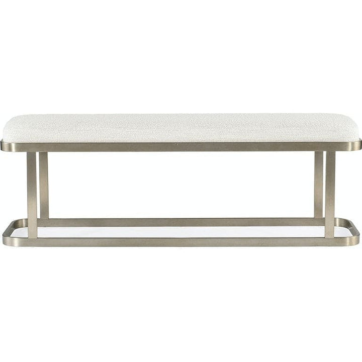 River Branch Upholstered Bench-Hooker-HOOKER-6150-90019-95-Benches-2-France and Son