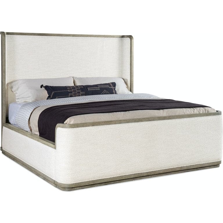Beds Linville Falls Boones Queen Upholstered Shelter Bed