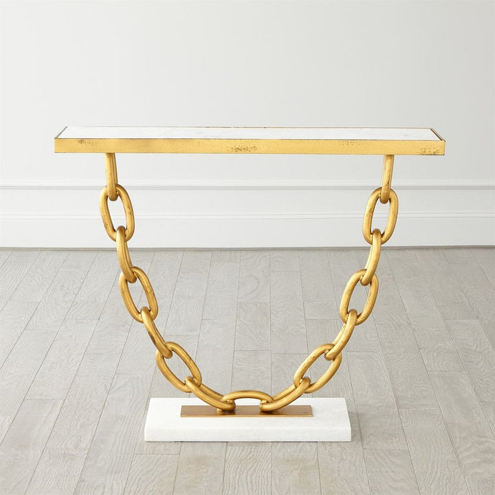 Console Tables Link Console-Gold