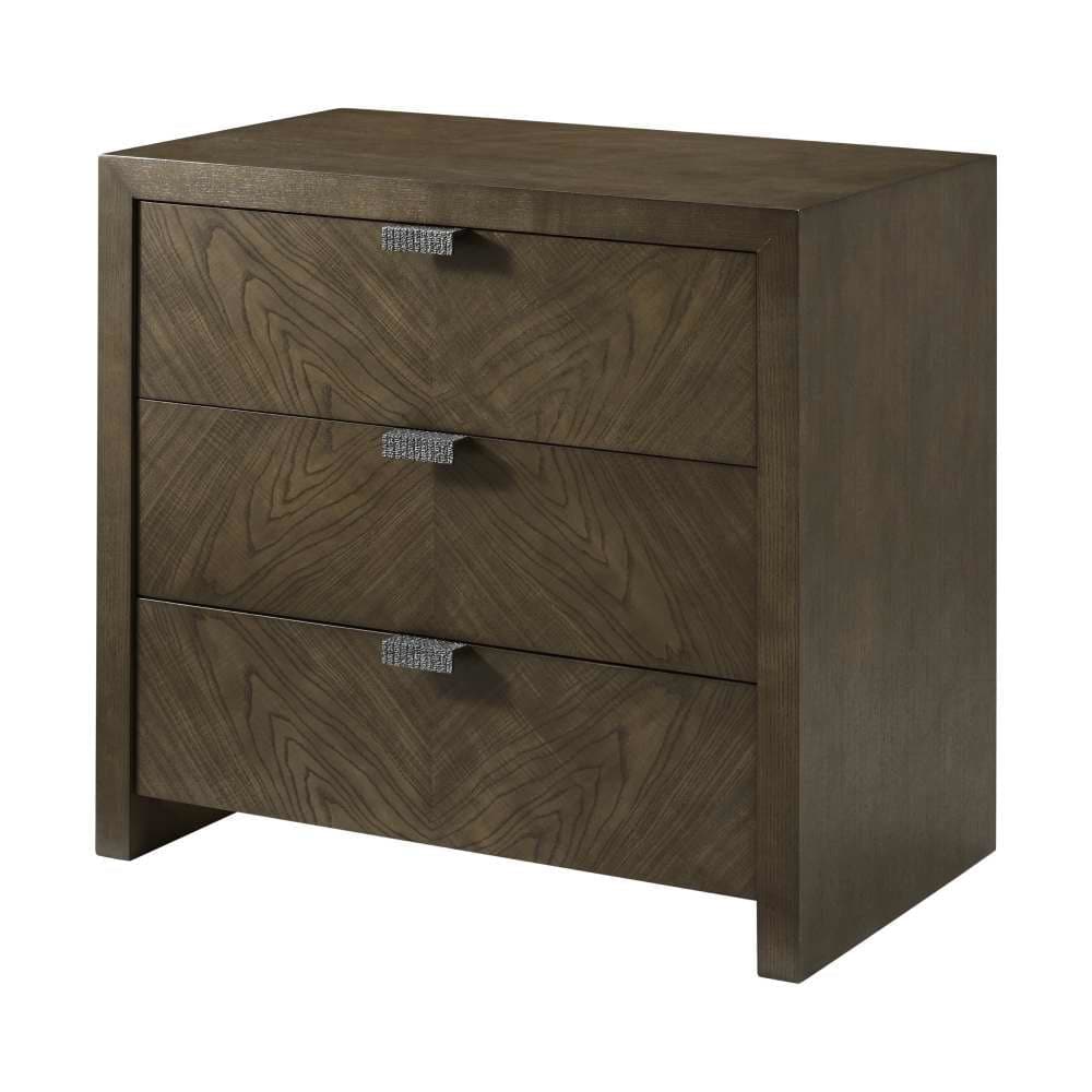 Catalina Three Drawer Nightstand-Theodore Alexander-THEO-TA60040.C301-NightstandsEarth-2-France and Son