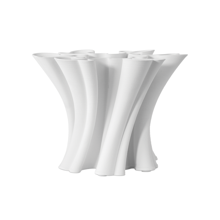 Vases Godet Twist White Vase