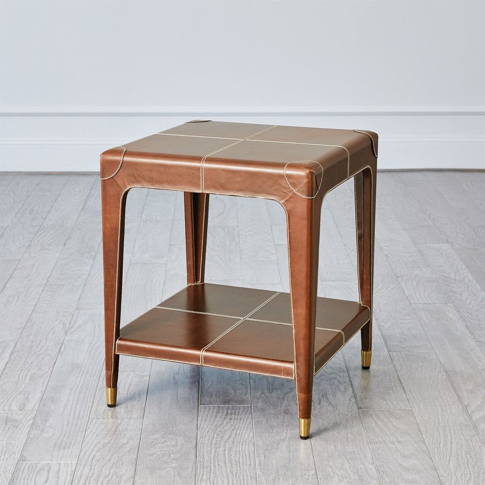 Side Tables Emporium Home Tiburtina End Table-Saddle