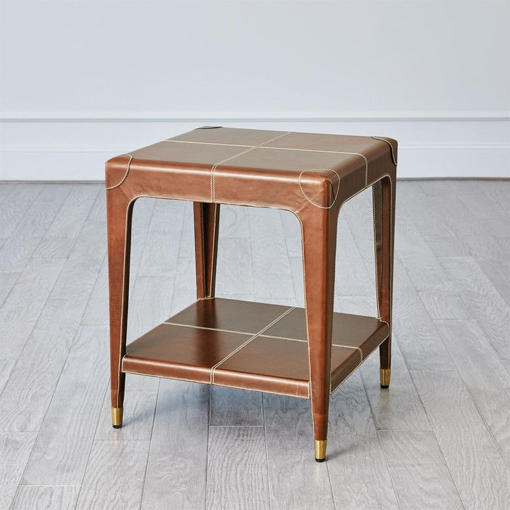Side Tables Emporium Home Tiburtina End Table-Saddle