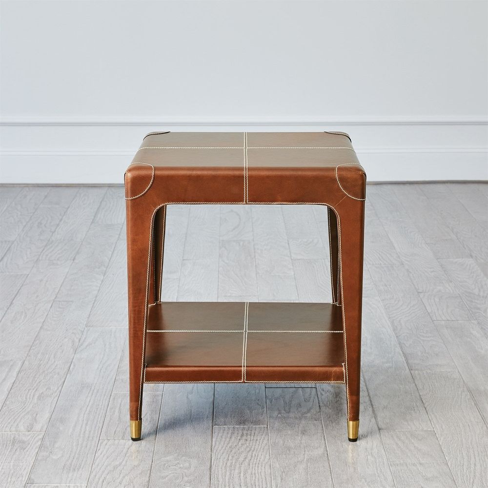 Side Tables Emporium Home Tiburtina End Table-Saddle