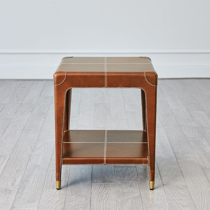 Side Tables Emporium Home Tiburtina End Table-Saddle