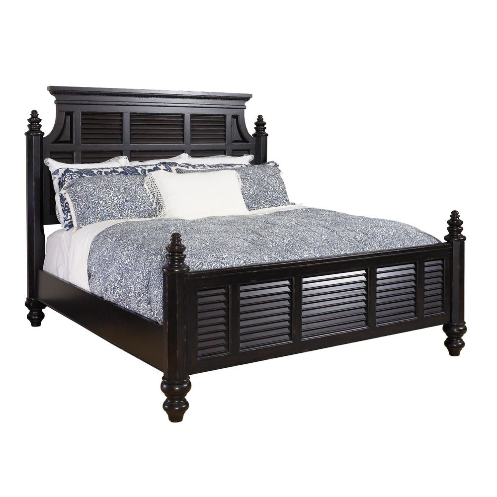 Beds Malabar Panel Bed 5/0 Queen - Tamarind