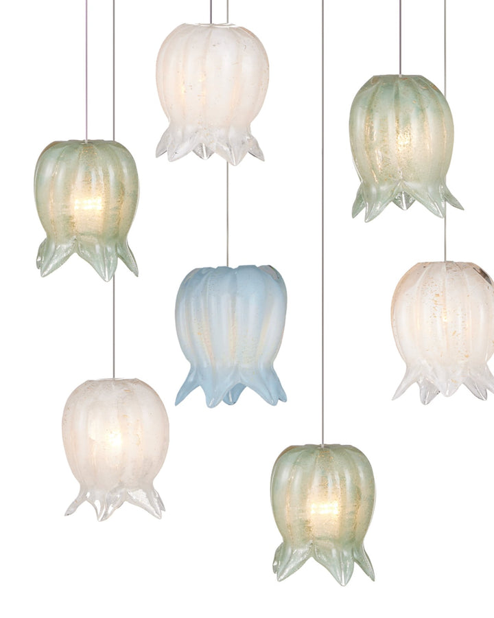 Pendants:Multi Polpo Misto 15-Light Linear Multi-Drop Pendant
