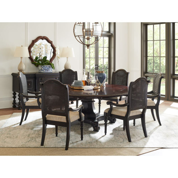 Bonaire Round Dining Table - Cassis
