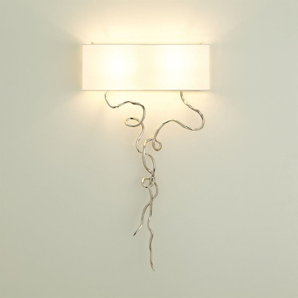 Wall Lighting Morning Glory Wall Sconce-Nickel-HW