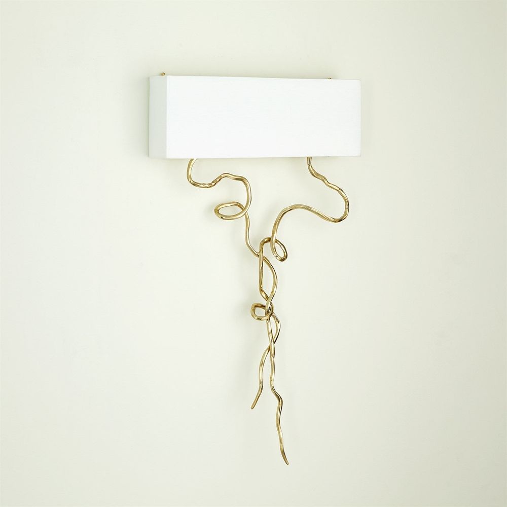 Wall Lighting Morning Glory Wall Sconce-Brass-HW