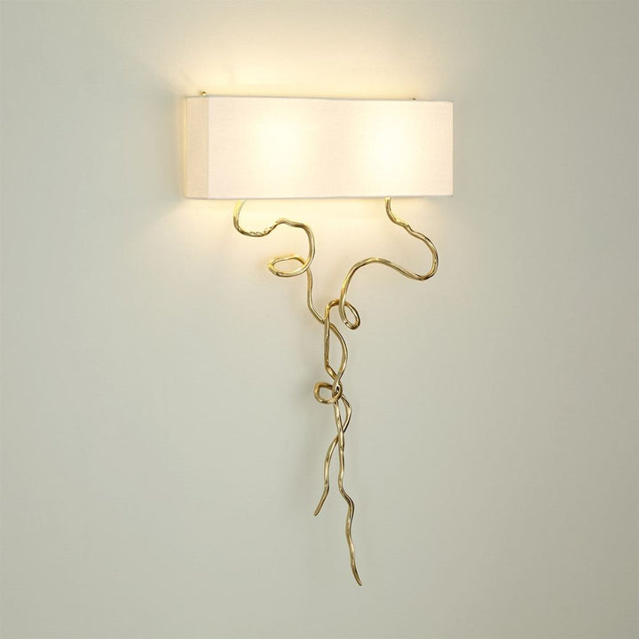 Wall Lighting Morning Glory Wall Sconce-Brass-HW