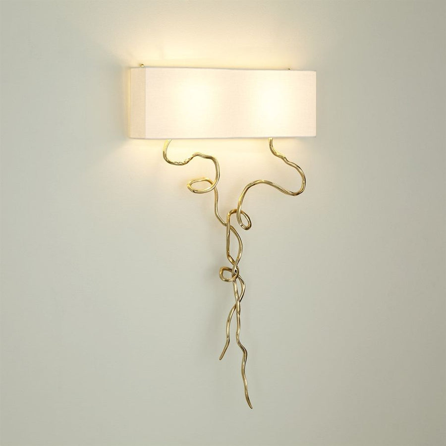 Wall Lighting Morning Glory Wall Sconce-Brass-HW