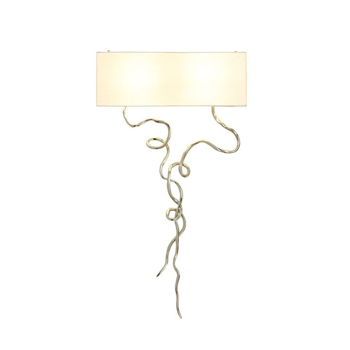 Morning Glory Wall Sconce-Nickel-HW