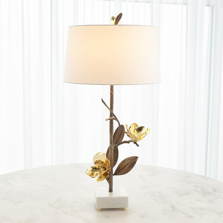 Magnolia Flower Table Lamp-Left