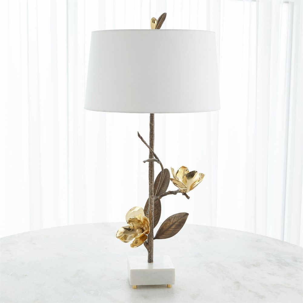 Magnolia Flower Table Lamp-Right
