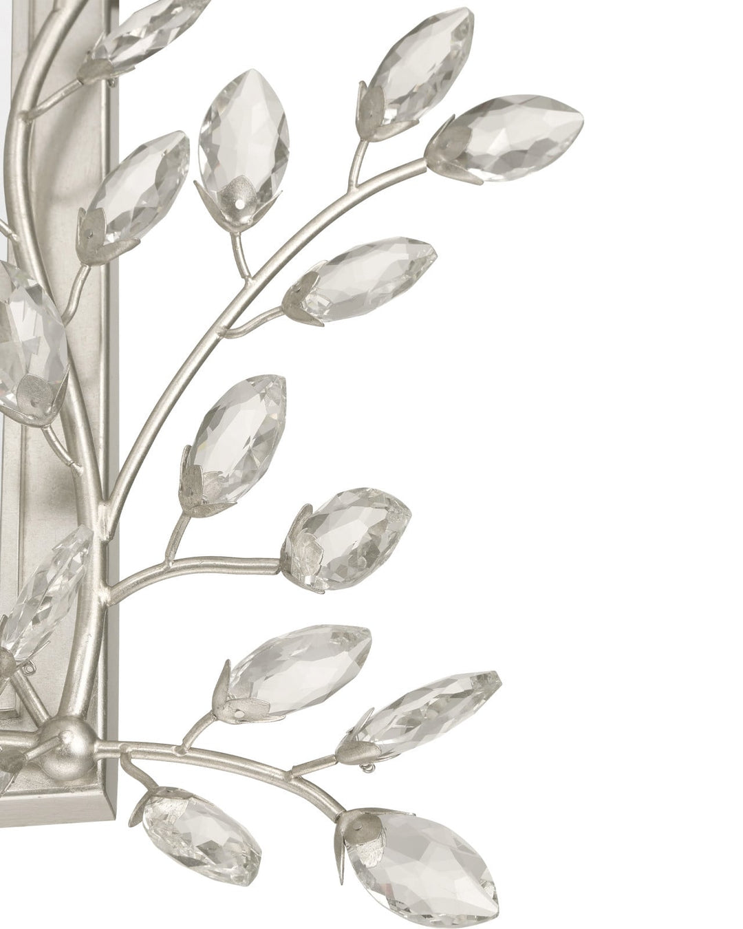 Wall Mirrors Forget-Me-Not Silver Rectangular Mirror