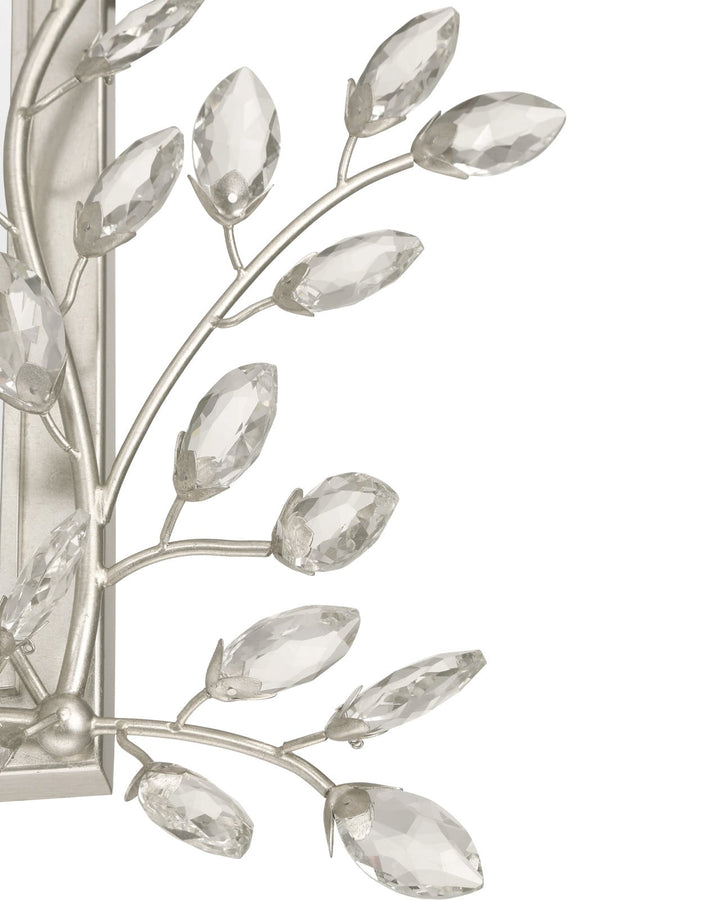 Wall Mirrors Forget-Me-Not Silver Rectangular Mirror