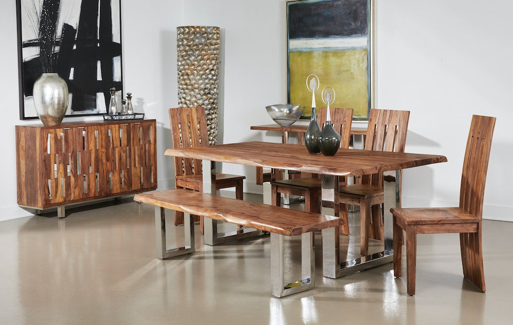 Dunstan Brownstone 2.0 Dining Table-Coast2Coast Home-C2CA-62406-Dining Tables-2-France and Son