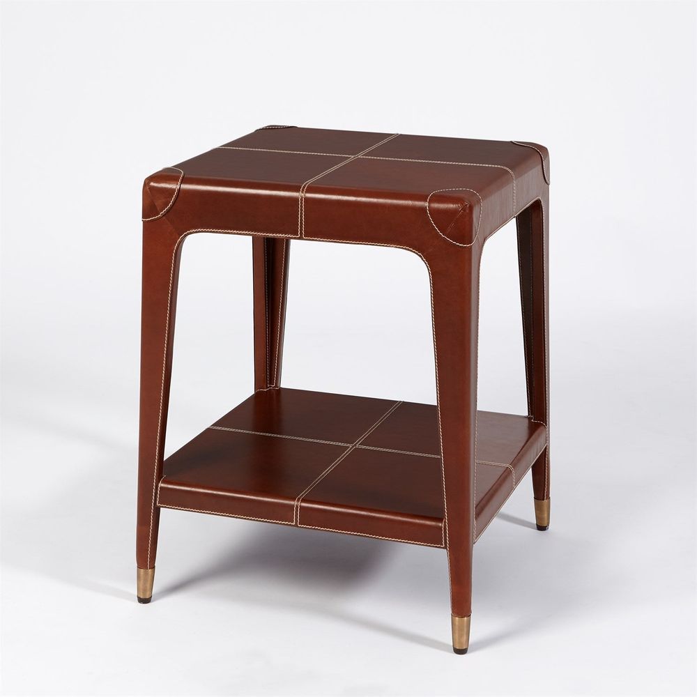 Side Tables Emporium Home Tiburtina End Table-Saddle