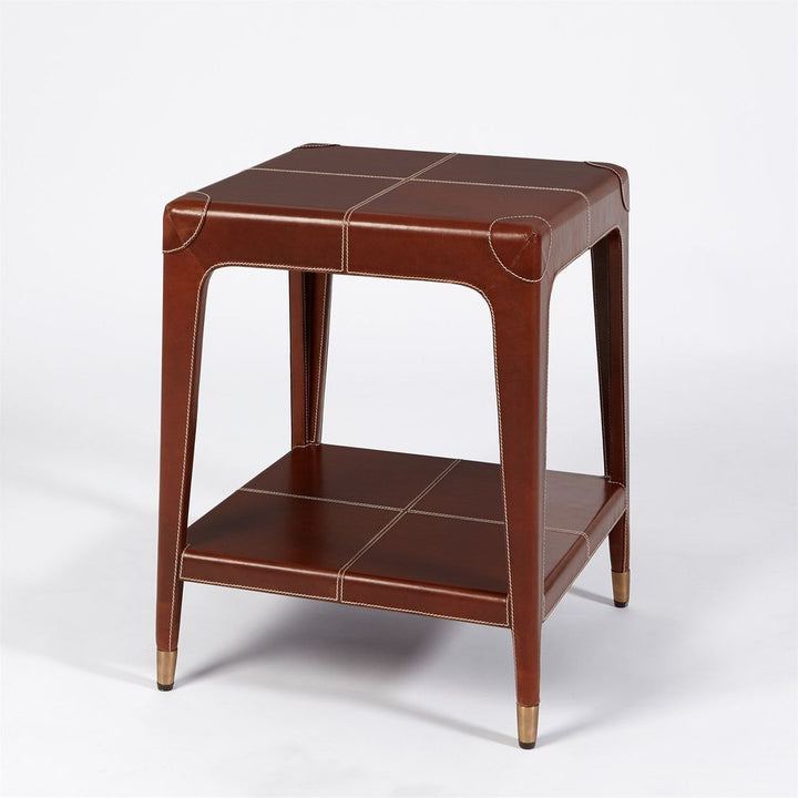 Side Tables Emporium Home Tiburtina End Table-Saddle