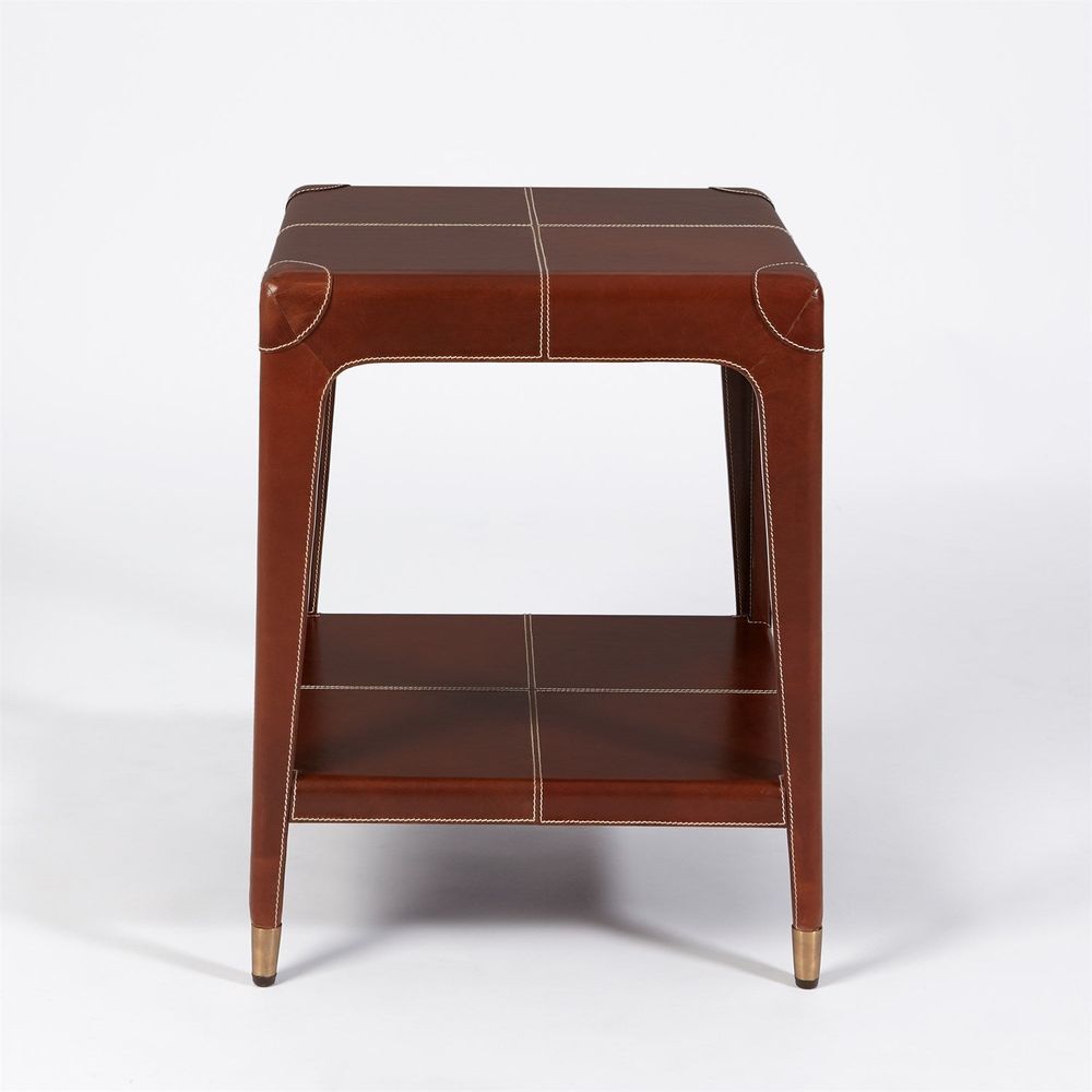 Side Tables Emporium Home Tiburtina End Table-Saddle