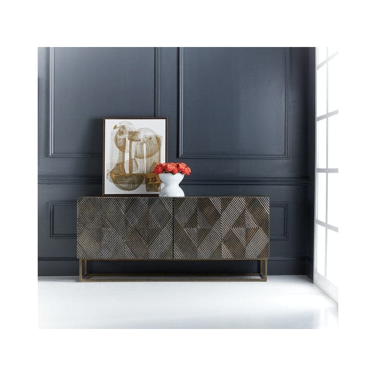 Marcellus Four Door Credenza-Hooker-HOOKER-628-85123-89-Sideboards & Credenzas-2-France and Son