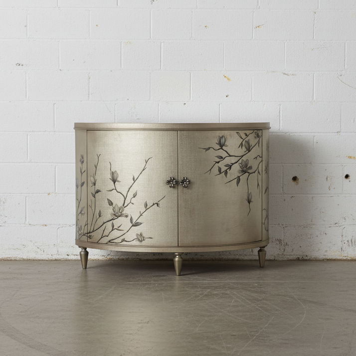 Marguerite Two Door Demilune Chest - Open Box