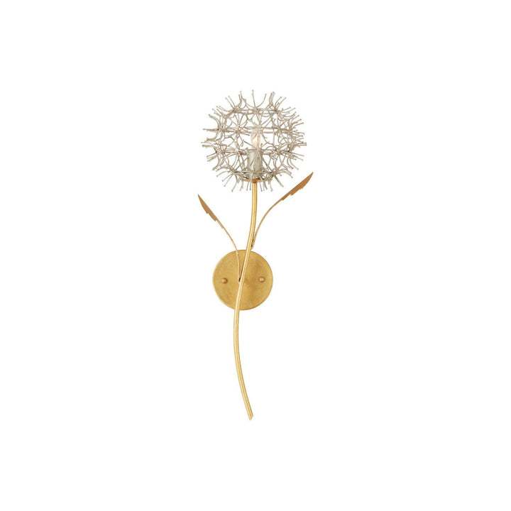 Dandelion Silver & Gold Wall Sconce