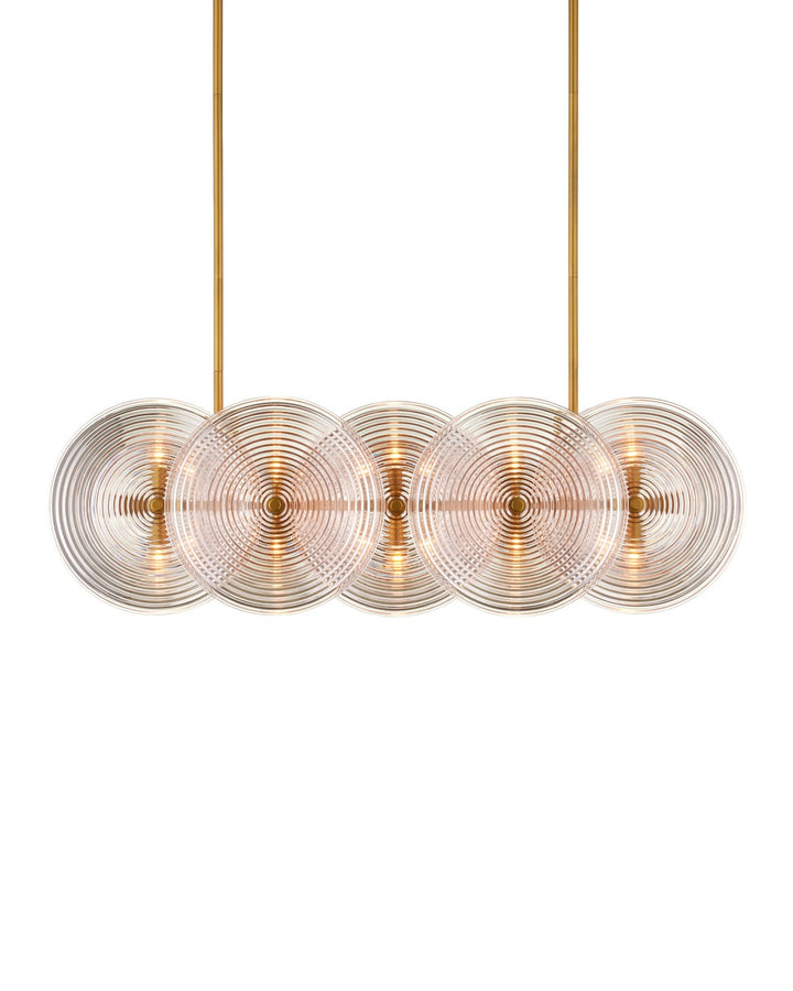 Chandeliers Whirlwind Rectangular Pink Chandelier