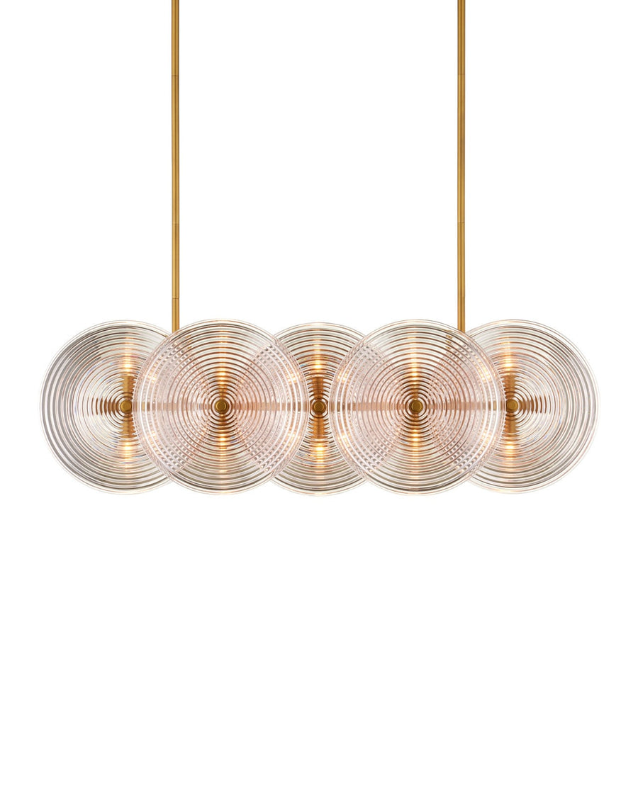 Chandeliers Whirlwind Rectangular Pink Chandelier