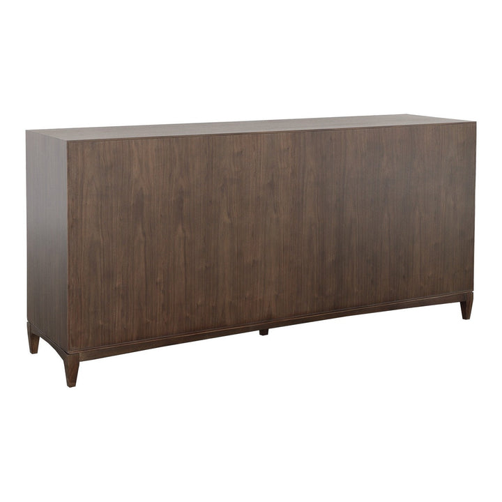 Libby Langdon Farley Six Drawer Dresser - Smoked Stone - Walnut Solids