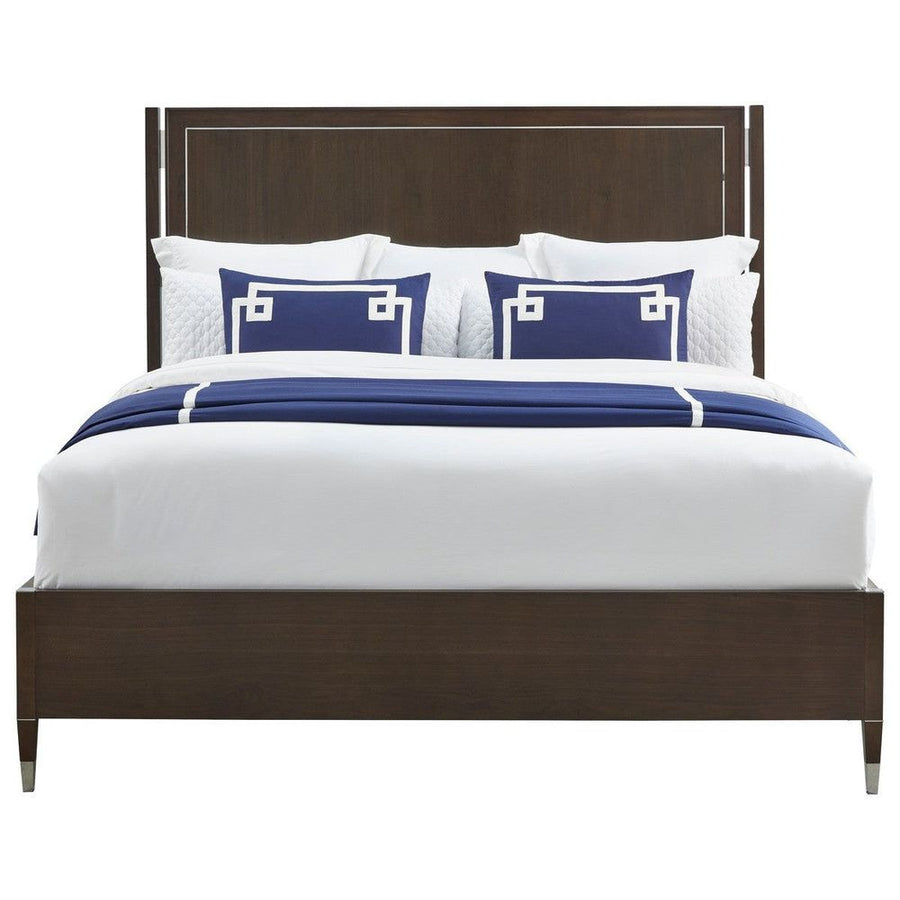 Beds Libby Langdon Farley Queen Bed - Smoked Stone - Walnut Solids