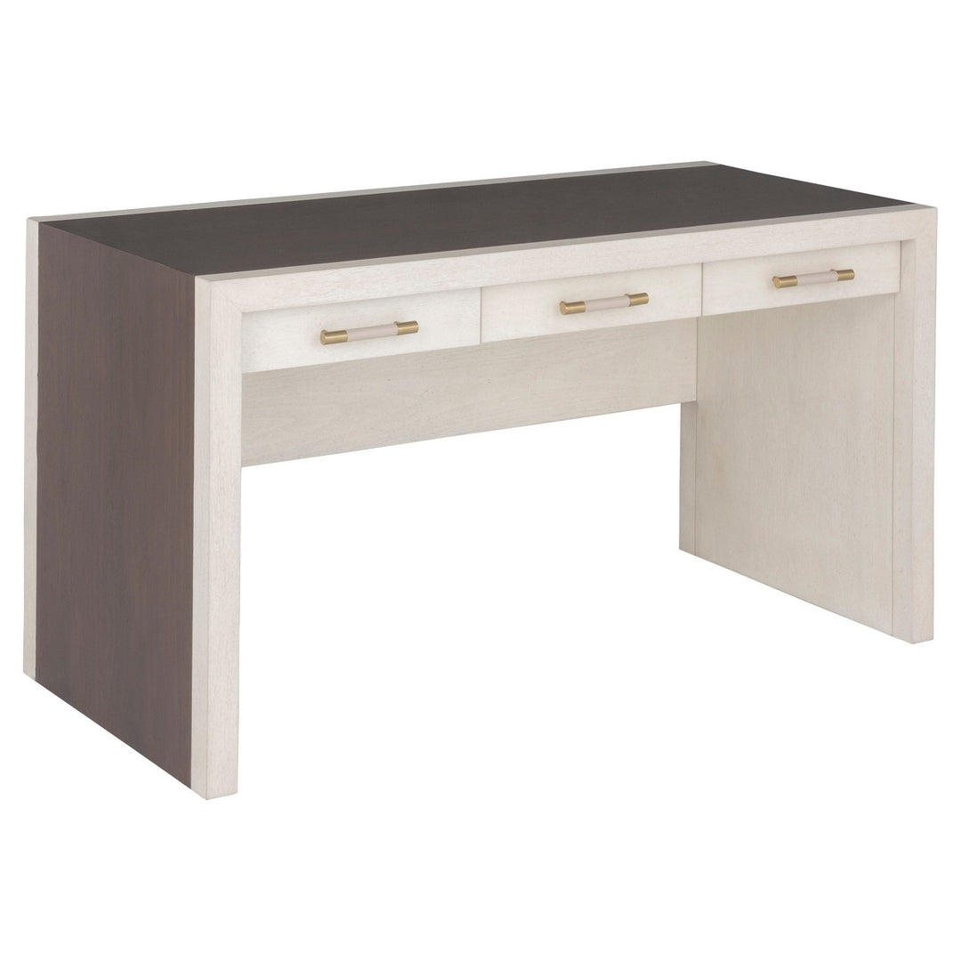 Libby Langdon Hillside Desk - Smoked Stone - Ash Solids