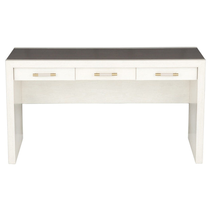 Libby Langdon Hillside Desk - Smoked Stone - Ash Solids