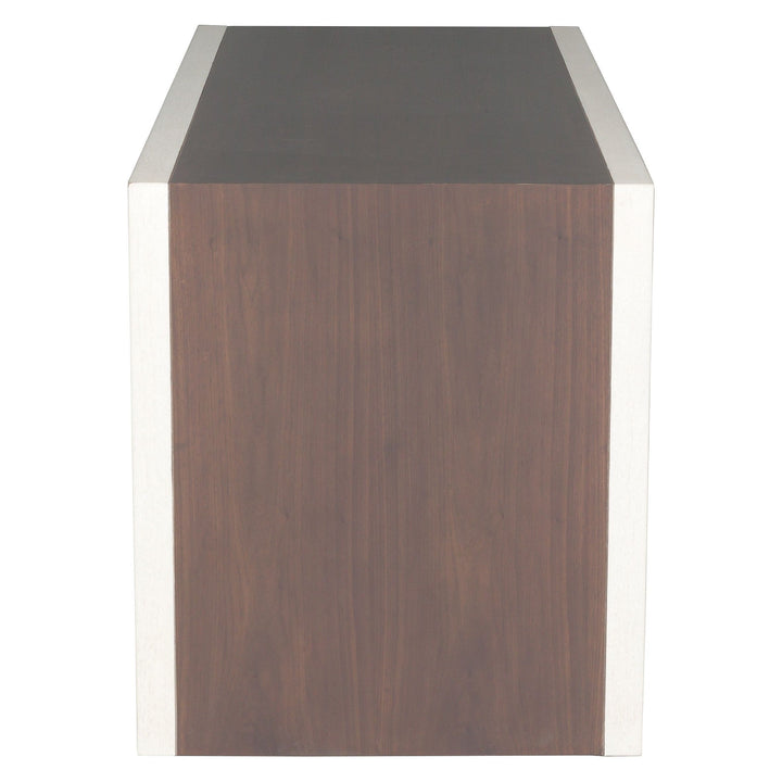 Libby Langdon Hillside Desk - Smoked Stone - Ash Solids