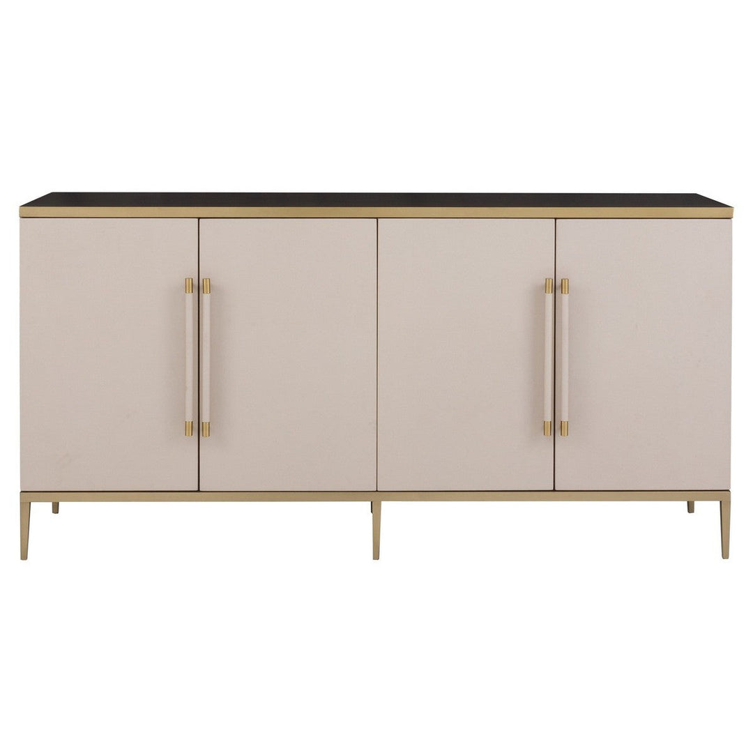 Libby Langdon Hempstead Credenza - Dark Sable - Walnut Solids